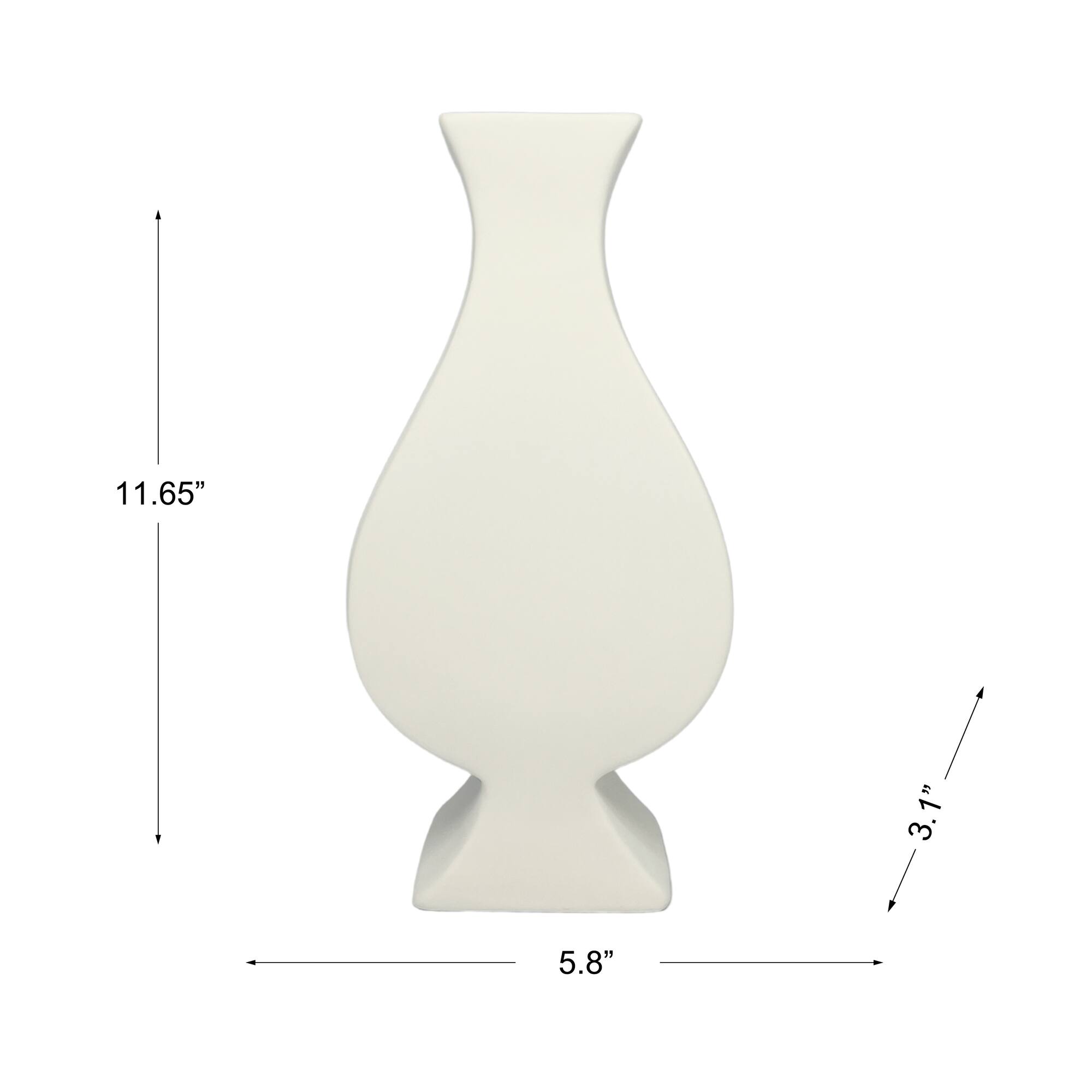 Jonathan Adler x Michaels 11.75" Flat DIY Ceramic Trumpet Vase